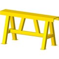 Machining & Welding By Olsen, Inc. M&W Style B Mat Stand, Yellow, 32"H x 35.5"W 5000 Lb. Capacity 15306